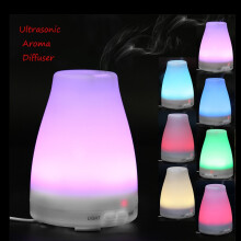 1pc Colorful Creative Aromatherapy Humidifier, 7-Color Lights, Anti-Dry Burning, Home Essential Oil Diffusion Aromatherapy Machine Ultrasonic For Bed