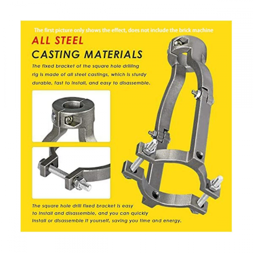 Square Hole Drill Bit Adapter For Installation And Disassembly -mortising Attachment For Drill Pres_Special Gift 2