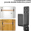 Door Barricade Brackets,2 Pack Drop Open Bar Holder Security, Bar Brackets Prevent Unauthorized_Special Gift 5