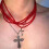 2024 New Red Necklace Multi-Layer One-Piece Necklace Personalized Bib Beads_Special Gift 2