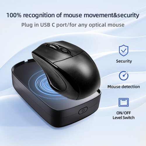 Mouse Jiggler Usb Mouse Mover Mouse Movement Simulator With On/off Switch compatible Computer Awakening, K_Special Gift 1