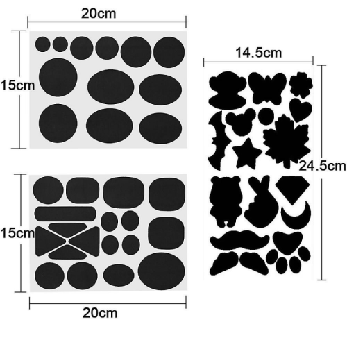 8 toppe di riparazione in nylon autoadesive - Regalo speciale 1