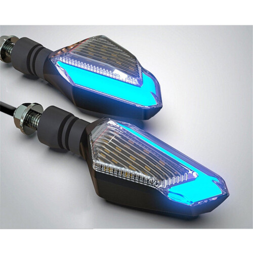 Φώτα φλας LED 12V για μοτοσικλέτα, φωτεινότητα ημέρας, DRL_Ειδικό δώρο 1