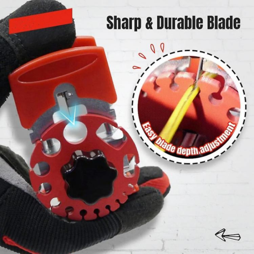 Fast Wire Stripper Cable Stripper compatible Fast Wire Puller Wire Circuit Breaker Portable Wire Stripper Multi-tool Cable Cutter_Special Gift 1