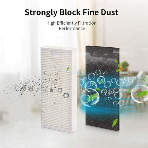 2 Set Replacement Parts Main Brush Side Brushes Filter for Kyvol Cybovac E20, E30, E31 Robot A 2