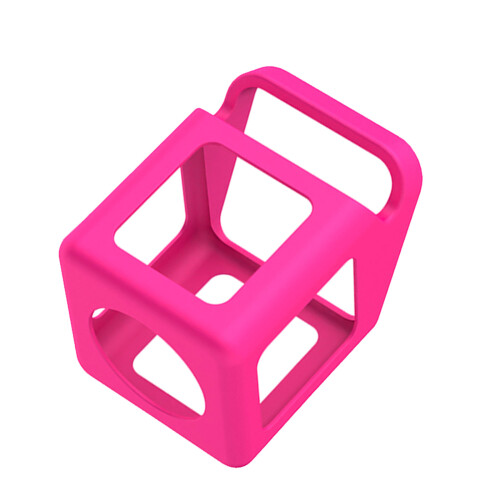 Silicone Speaker Cover Case Speaker Protective Sleeve-Rose Red
