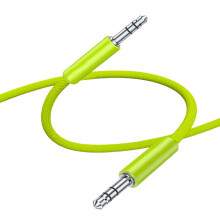 3.5mm Sound Male To Male Adapter Cord Cable Perfect-green grass