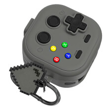 Travel Friendly Earbuds Case Premium PC Cover For-Gray B