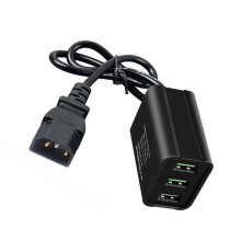 Waterproof 3 USB Port Charger For Electric Scooter Motorcycle