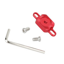 Aluminium M6 draad tot 1/4 inch-20 schroefmontage-Rood