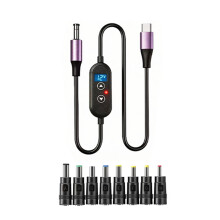 Type fort C au câble d'alimentation DC5521-Ensemble de 8 pièces