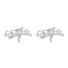 Clips de bijoux pour écouteurs en cuivre étoile de mode