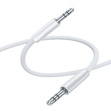 3,5-mm-Stecker-Stecker-Soundkabel für Kopfhörer,-Weiß