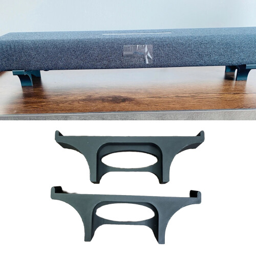 Soundbar Stand Risers With Plastic Construction For-White 2
