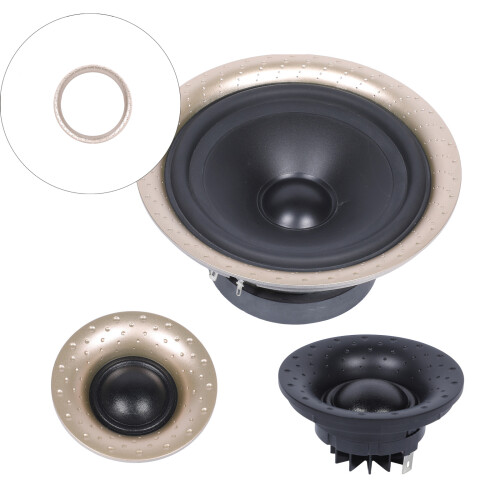 ABS Speaker Decoration Ringing Iron Basket Frame-3 inches gold 2