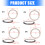 ABS Speaker Decoration Ringing Iron Basket Frame-3 inches gold 4