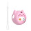 Coque en Silicone légère et mignonne, avec découpe précise-Rose 1