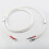 Flexible 1.5mm Thick Speaker Wire With-1m Y plug to Y plug 2