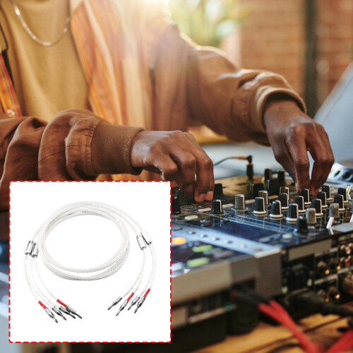 Flexible 1.5mm Thick Speaker Wire With-1m Y plug to Y plug 2