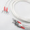 Flexible 1.5mm Thick Speaker Wire With-1m Y plug to Y plug 6