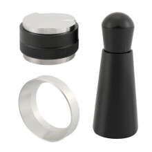 51mm Espresso Accessories Kit, Coffee Distributor and Tamper Leveler, WDT Tool and Dosing Funnel Set
