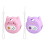 Coque en Silicone légère et mignonne, avec découpe précise-Rose 2