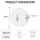 Zigbee Temperature and Humidity Sensor  Temperature Humidity Detector with for EWelink App Control 10