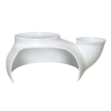Pot Design Fishtank Shelter Hideouts House for Fish Shrimp-Weiß