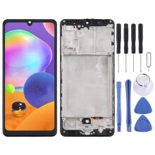 (Black) Écran LCD TFT pour Samsung pour Galaxy A31 / SM-A315 Ensemble complet de numériseur avec cadre (Noir)