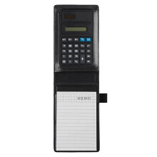 Compacts PU-Leder-Budgetplaner-Hülle im A7-Format mit-Schwarz