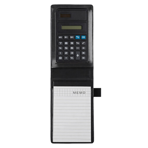 Compacts PU-Leder-Budgetplaner-Hülle im A7-Format mit-Schwarz