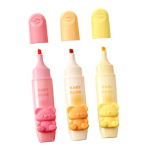 3er-Pack pastellfarbene fluoreszierende Textmarker,-Toffee.Käse