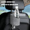 Stilvoller Auto-Innenraum-Organizer aus Leder,-Grau 6