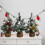 Mini Gold Christmas Tree for Desktop Home Decor 1
