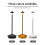 Adjustable LED Table Lamp Aluminium 29cm 1