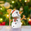 3D-pappers julpusselset – tomte, snögubbe, ren 1