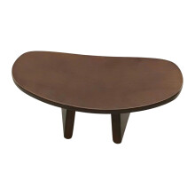 Solid Wood Reflection Seat 3 Size Designed-dark brown middle