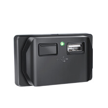 Kettős USB3.1A süllyesztett aljzat LED lámpával