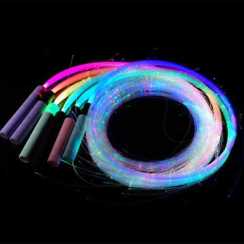 LED optický taneční bič, otočný o 360, 7 barev 1