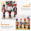 Nutcracker King Gingerbread Christmas Decor 150cm 4 pcs 4