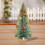 Christmas Plastic Green Trees Tabletop Decor 10pc 2