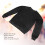 Bedruckter Rundhals-Pullover in Schwarz Größe M 4