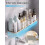 Wall Mounted Bathroom Organizer Shelf Multitier 5