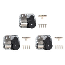 3X Ruch Pozytywki DIY Mechanizm Zegarowy Akcesoria Pozytywki Model Fortepianu Ruch Pozytywki Akcesoria