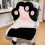 Backrest Cushion With Furry Fabric For Long Sitting-Brown M 7