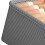 3X Multi-Functional Closet Organizer,Steel Ring Storage Box, Fabric Folding Bedroom Wardrobe Clothes Storage Box B 3