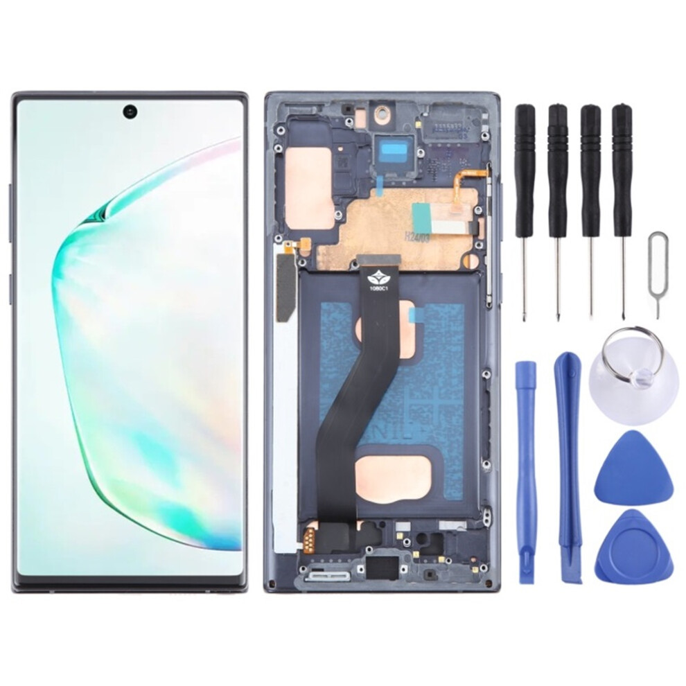 (Black) For Samsung For Galaxy Note10+ Sm-N975f Tft Lcd Screen With Frame Black 6963311546978