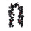 Black Rose Halloween Decoration Set 6pcs 2