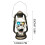 Lampe suspendue LED Halloween avec statue de squelette (1 pièce) 3