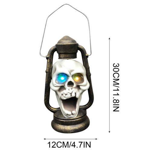 Lampe suspendue LED Halloween avec statue de squelette (1 pièce) 2
